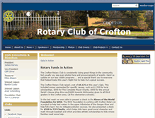 Tablet Screenshot of croftonrotary.org